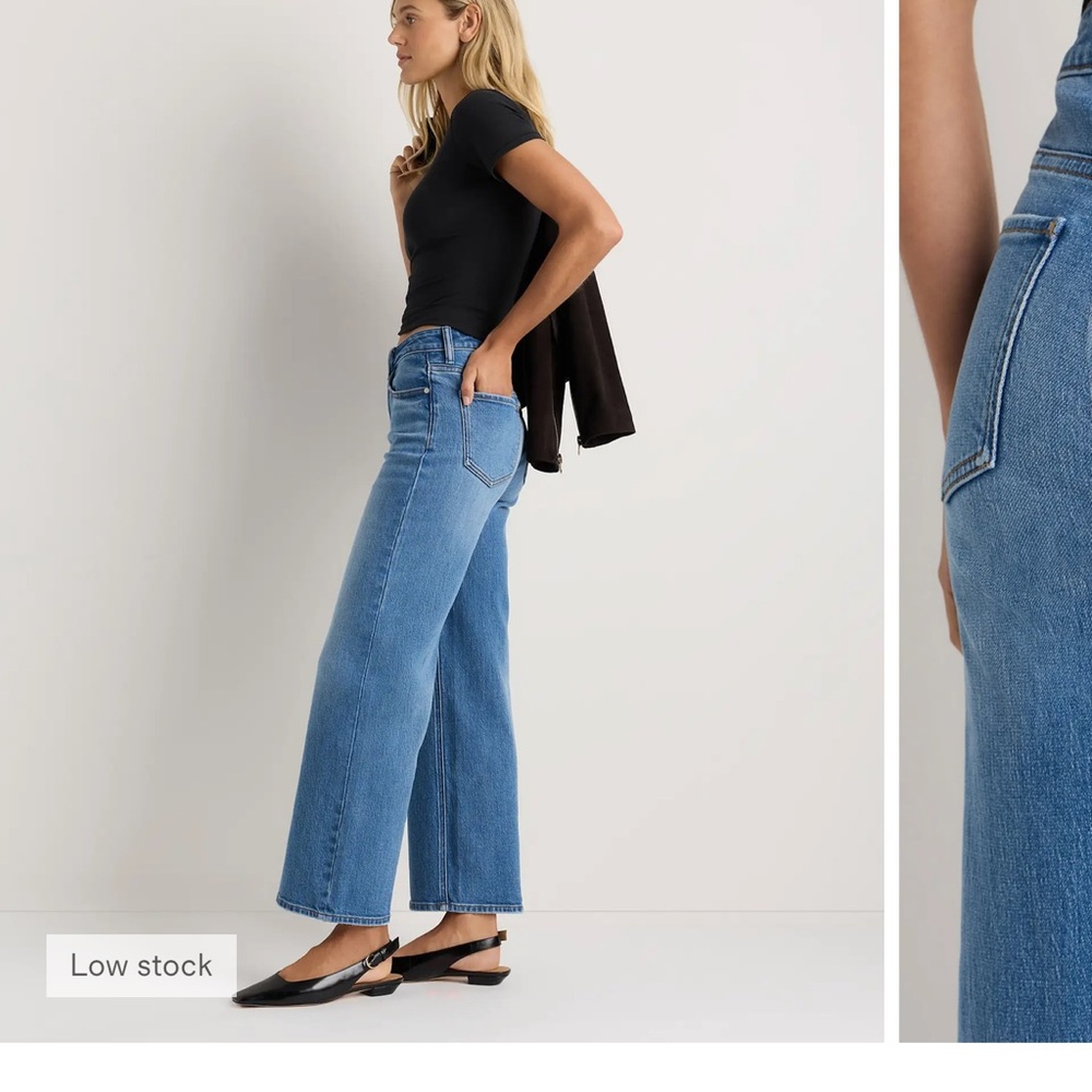 Quince Grey Women's Jeans - Picture 7 of 9
